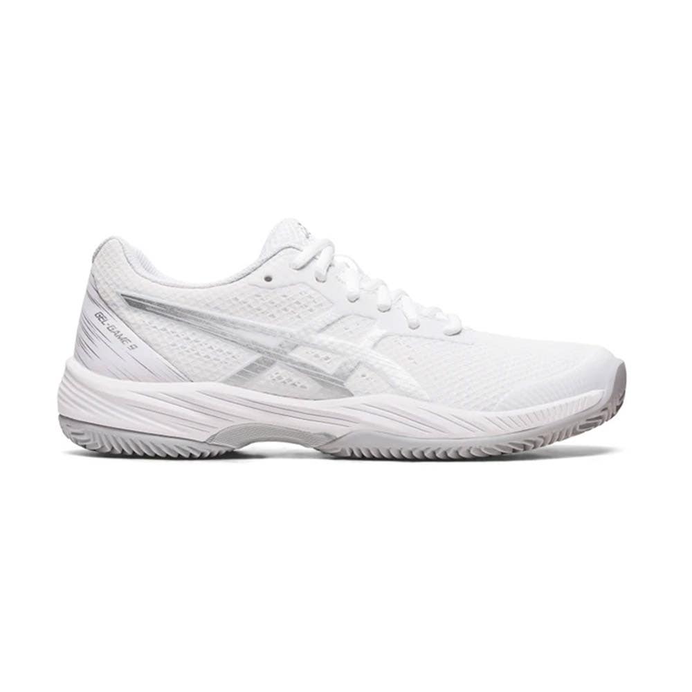 Chaussures de padel Asics Gel-game 9 Clay Oc Blaco Femme 1042a217