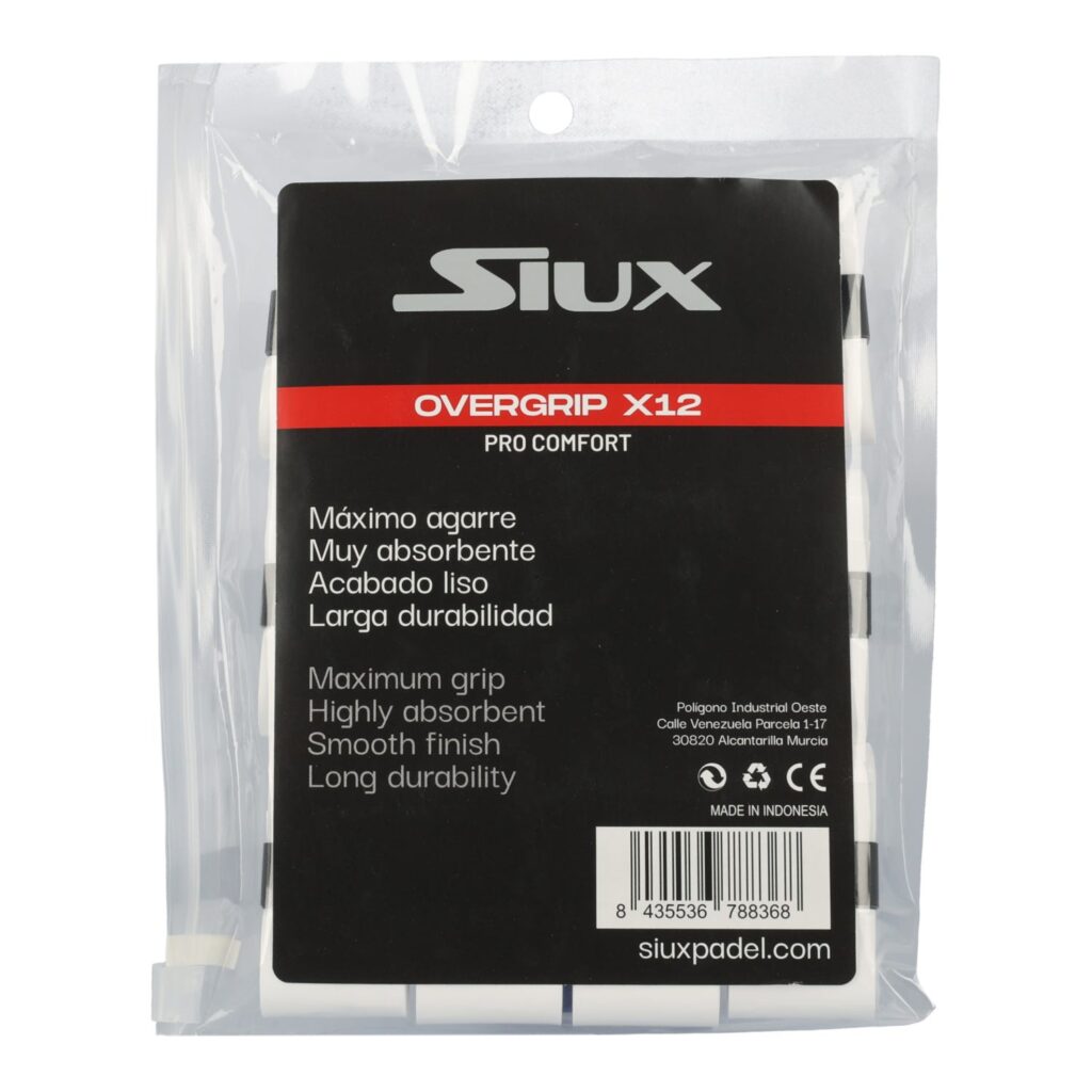 Overgrip Siux Pro Comfort X12 Blanc