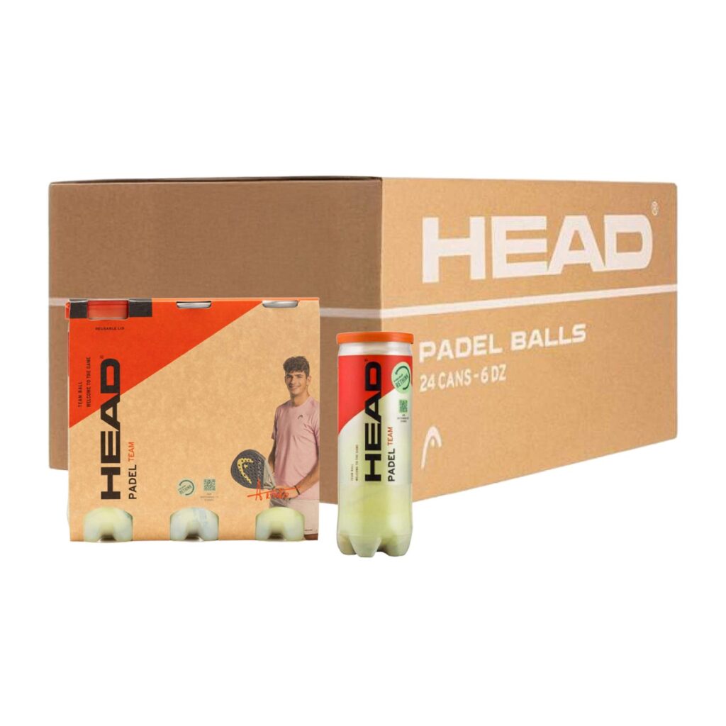 Caisse de Balles Packs de 3 Boîtes Head padel 575651 (8 Packs de 3 Boîtes)