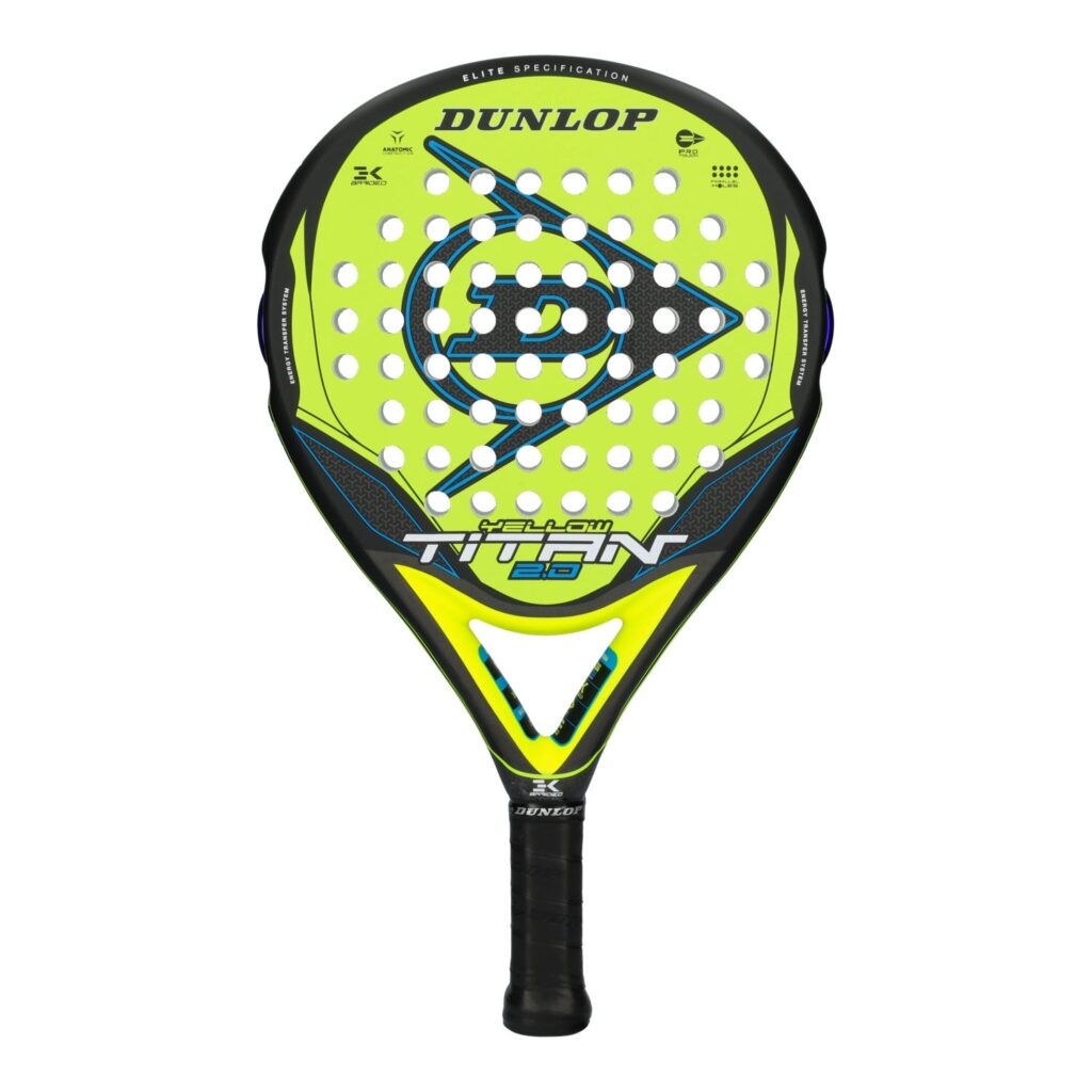 Raquette de padel Dunlop Titan 2.0 Jaune Jaune Bleu