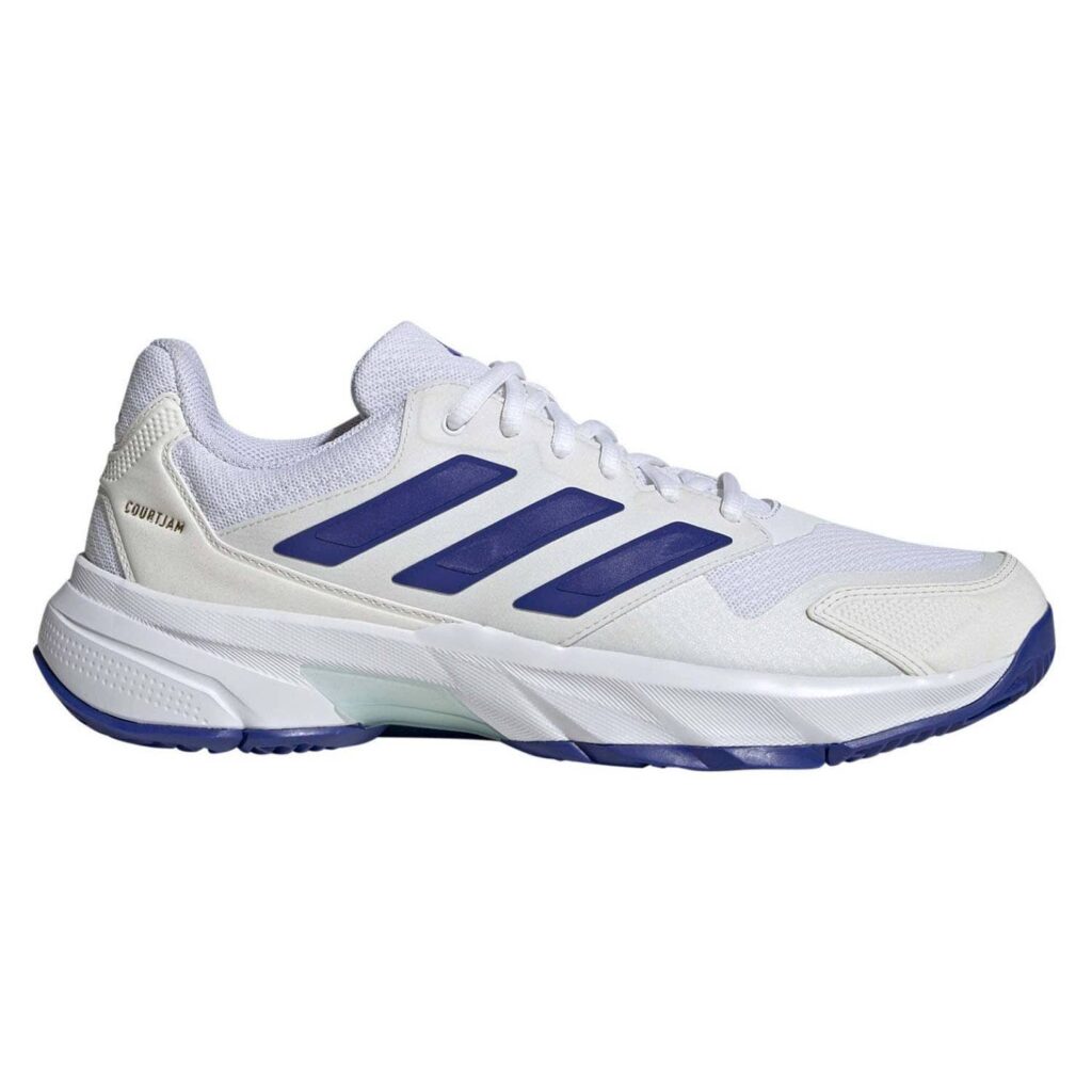 Chaussures de padel Adidas Courtjam Control M If9136 Blanc 2/3