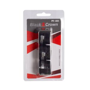 Blister 3 Overgrips Black Crown Black
