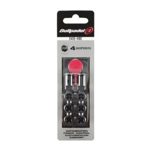 Blister (4 Pcs) Ease Vibe Bullpadel 005 Antivibrateur Noir