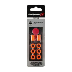 Blister (4 Pcs) Anti-vibration Bullpadel Ease Vibe Orange
