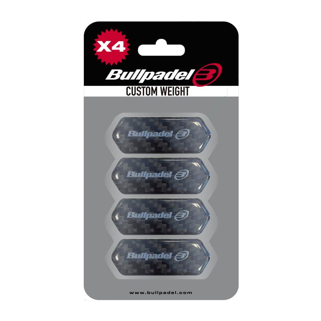 Blister (4 Pièces) Protecteur Bullpadel Custom Weight Black