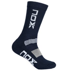 Sac 6 Pcs. - Nox Technical Socks Half-calf Blue Vertical White Logo