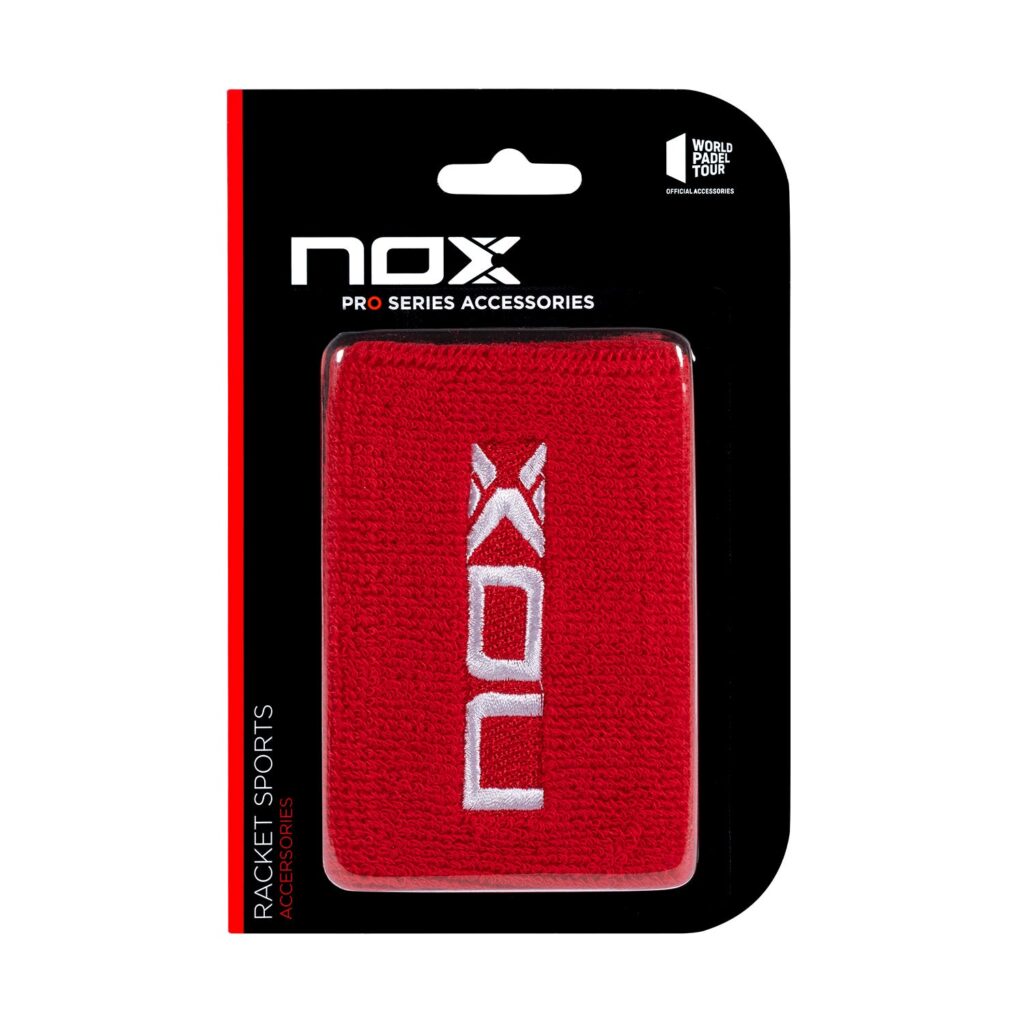 Boîte 6 Pcs - Blister (2 Pcs) Nox Bracelet Rouge Blanc Logo