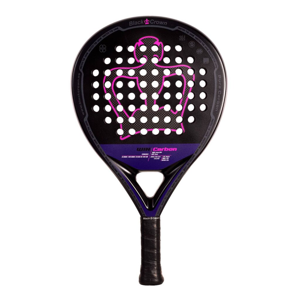 Raquette de padel Black Crown Win Carbon