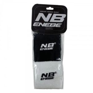 Enebe Wristbands Pack White Black
