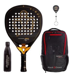 Raquette de padel Pack Black Crown Patron Gold