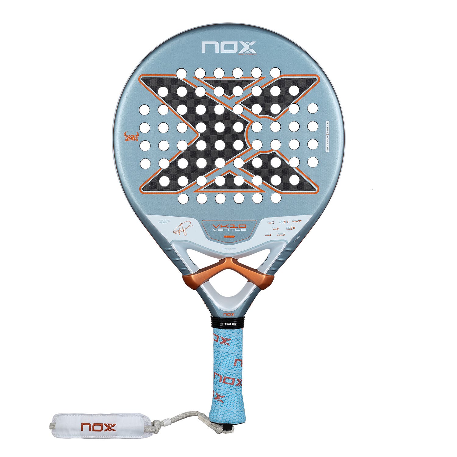 Raquette de padel Nox Vk10 Ventus Contrôle 12k By Aranzazu Osoro