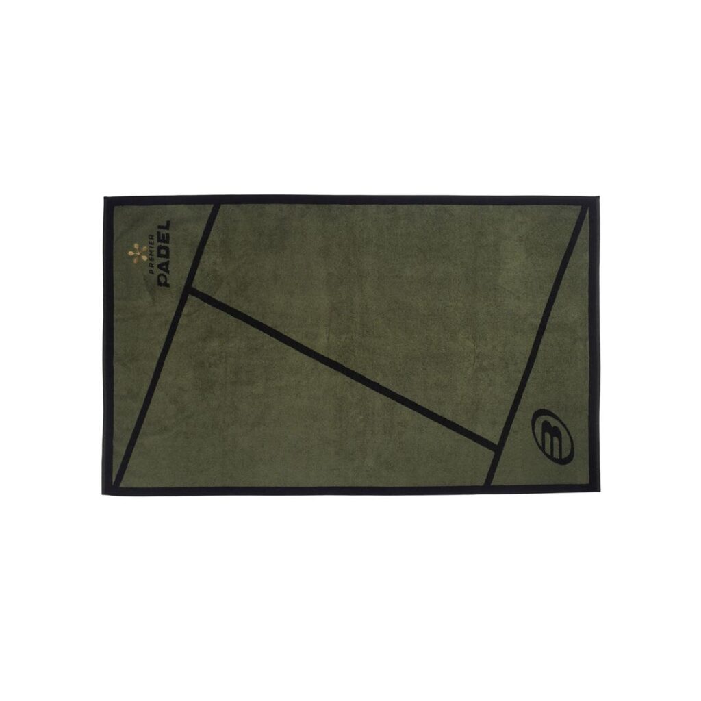 Serviette Bullpadel Noir/beige 2026 Towpp100x50