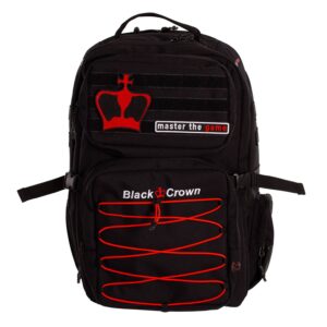 Sac À Dos Black Crown Spartan Noir/rouge A005989
