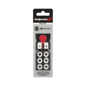 Blister (4uds) Anti-vibrateur Bullpadel Ease Vibe Blanc