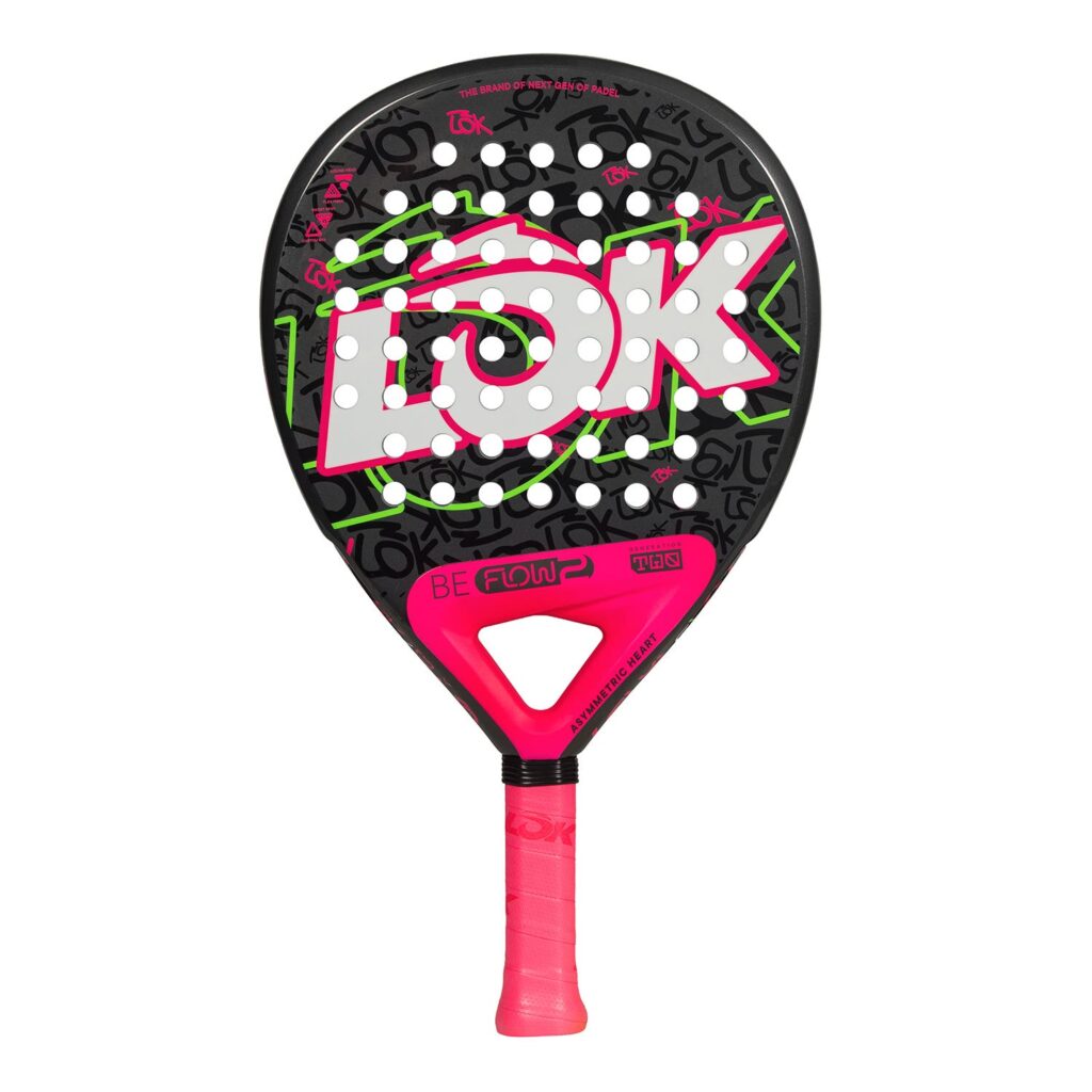 Raquette de padel Lok Be Flow Pink Gen