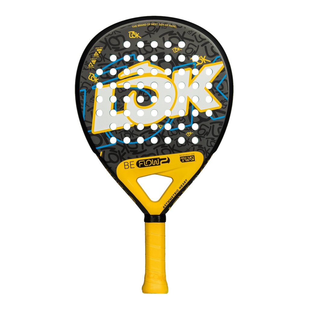 Raquette de padel Lok Be Flow Yellow Gen