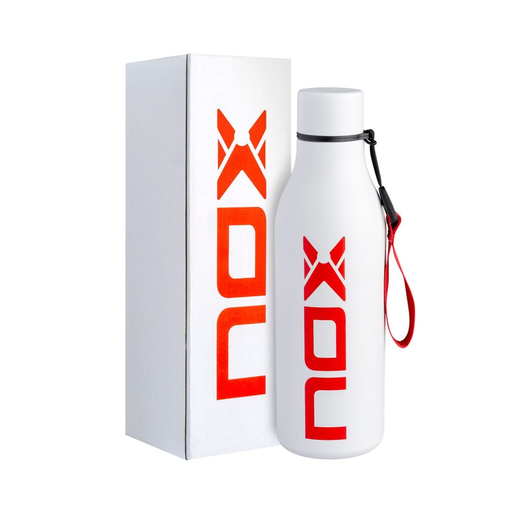Bouteille Nox 550ml en Aluminium Blanc