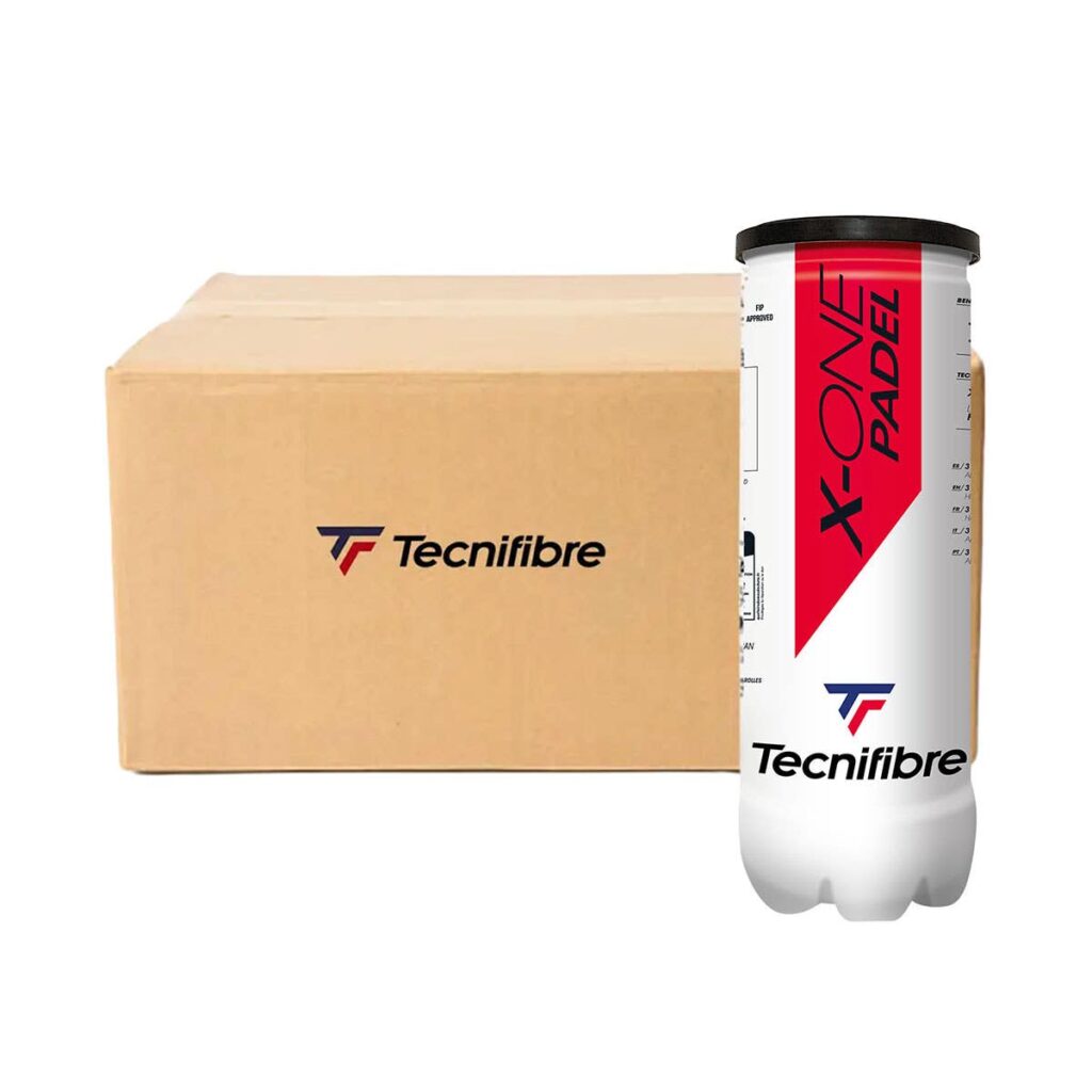 Caisse de 24 Boîtes de 3 Balles Tecnifibre padel X-one 60padxo243