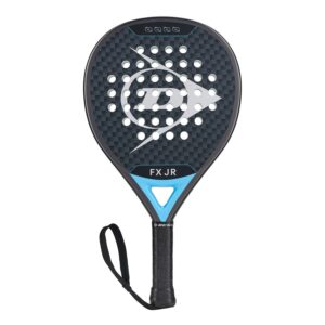 Raquette de padel Dunlop Fx Junior Gun Metal/cyan/metallic Silver