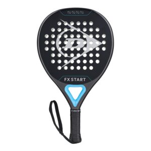 Raquette de padel Dunlop Fx Start Gun Metal/cyan/metallic Silver
