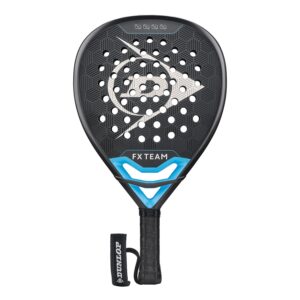 Raquette de padel Dunlop Fx Team Gun Metal/cyan/metallic Silver