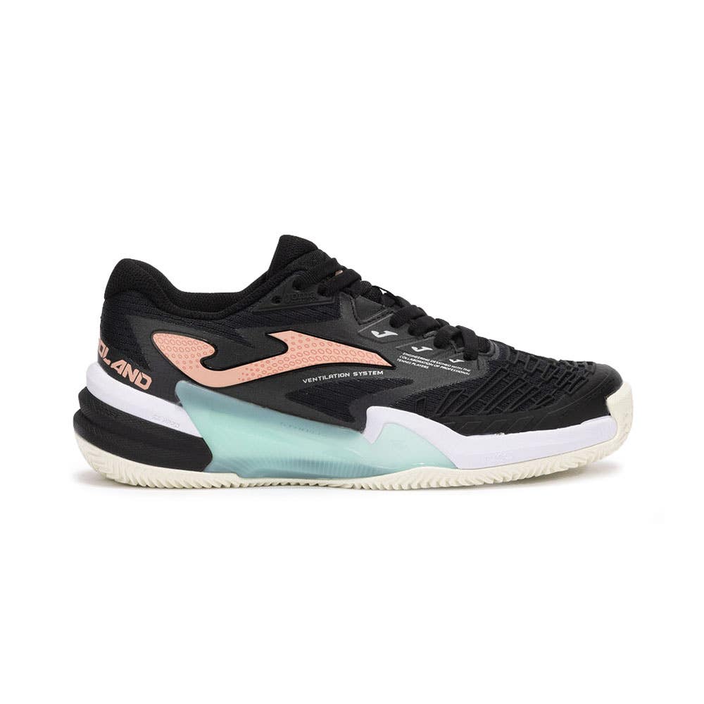 Chaussures de padel Joma Roland Lady Black 2501 Trollw2501c Femme