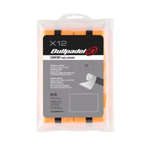 12 Overgrips Bullpadel Bg-1600 Orange Fluo