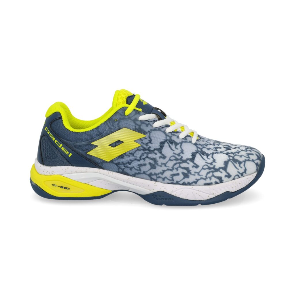 Chaussures de padel Lotto Superrapida 200 Iii Bleu Jaune Femme 217301 9fs