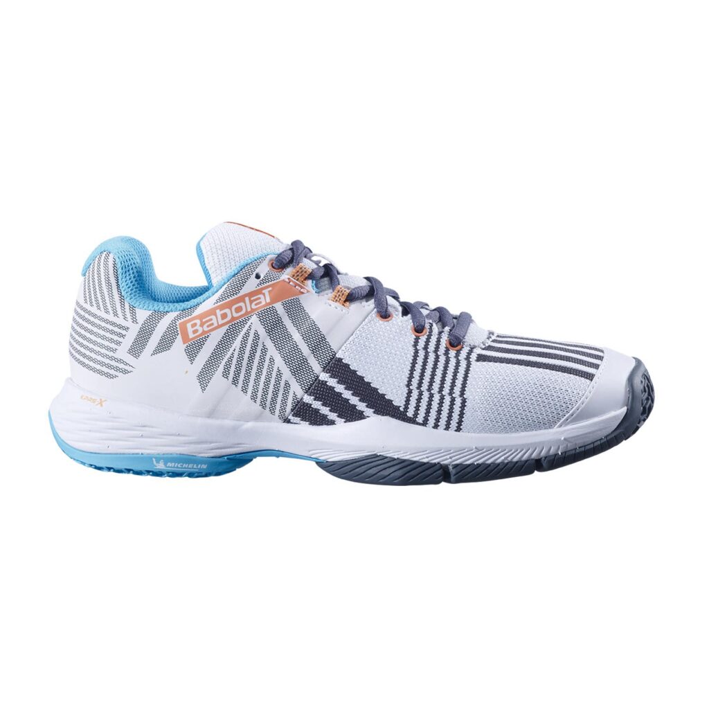 Chaussures de padel Babolat Sensa Blanc Gris Femme 31s23757