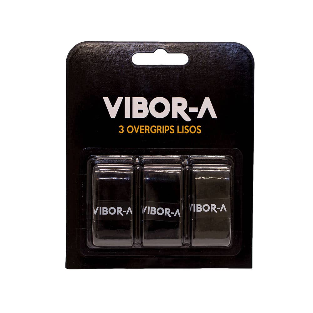 Blister Overgrips Lisses Vibor-a Pro X3 Noir