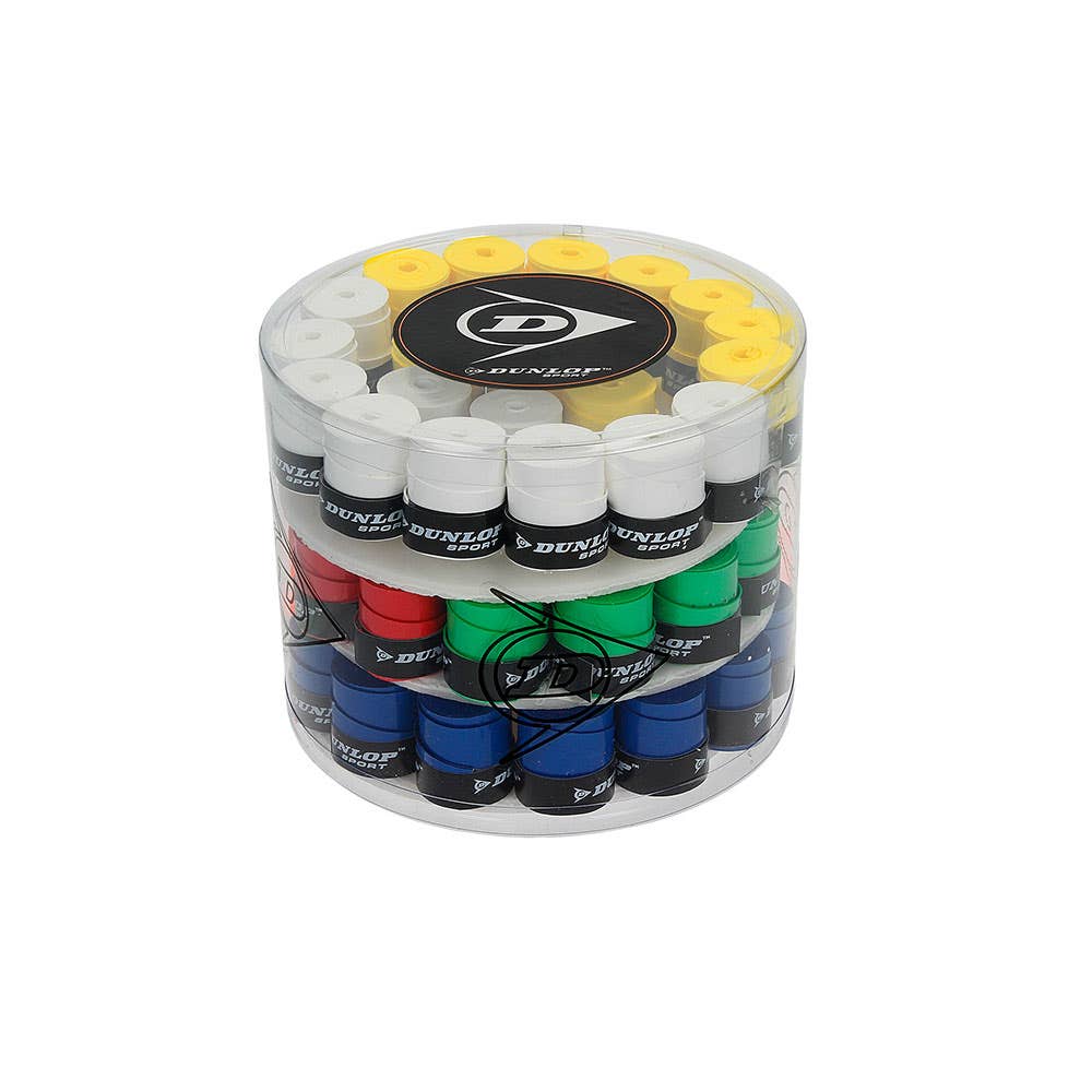 Boîte D'overgrips Dunlop Tour Dry de Différentes Couleurs