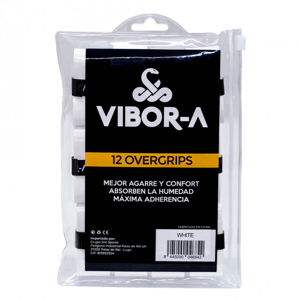 Overgrips Vibor-a Blanc Lisse