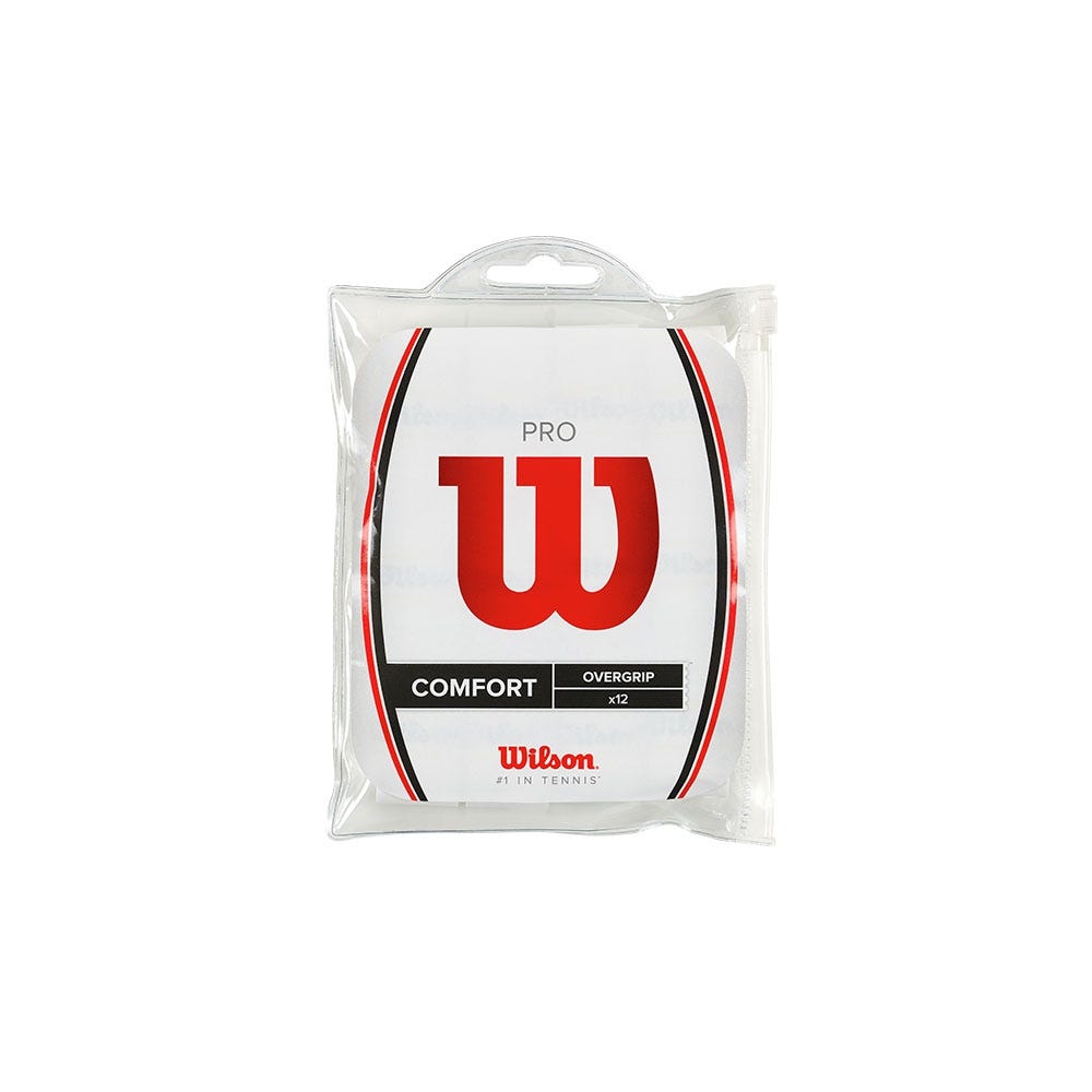 Wilson Pro Overgrip Comfort 12pk Blanc