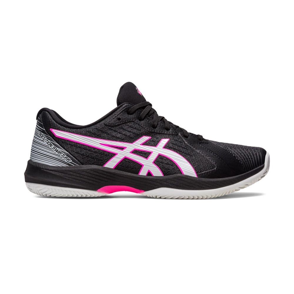 Chaussures de padel Asics Solution Swift Ff Clay 1041a299 002 Noir et Rose