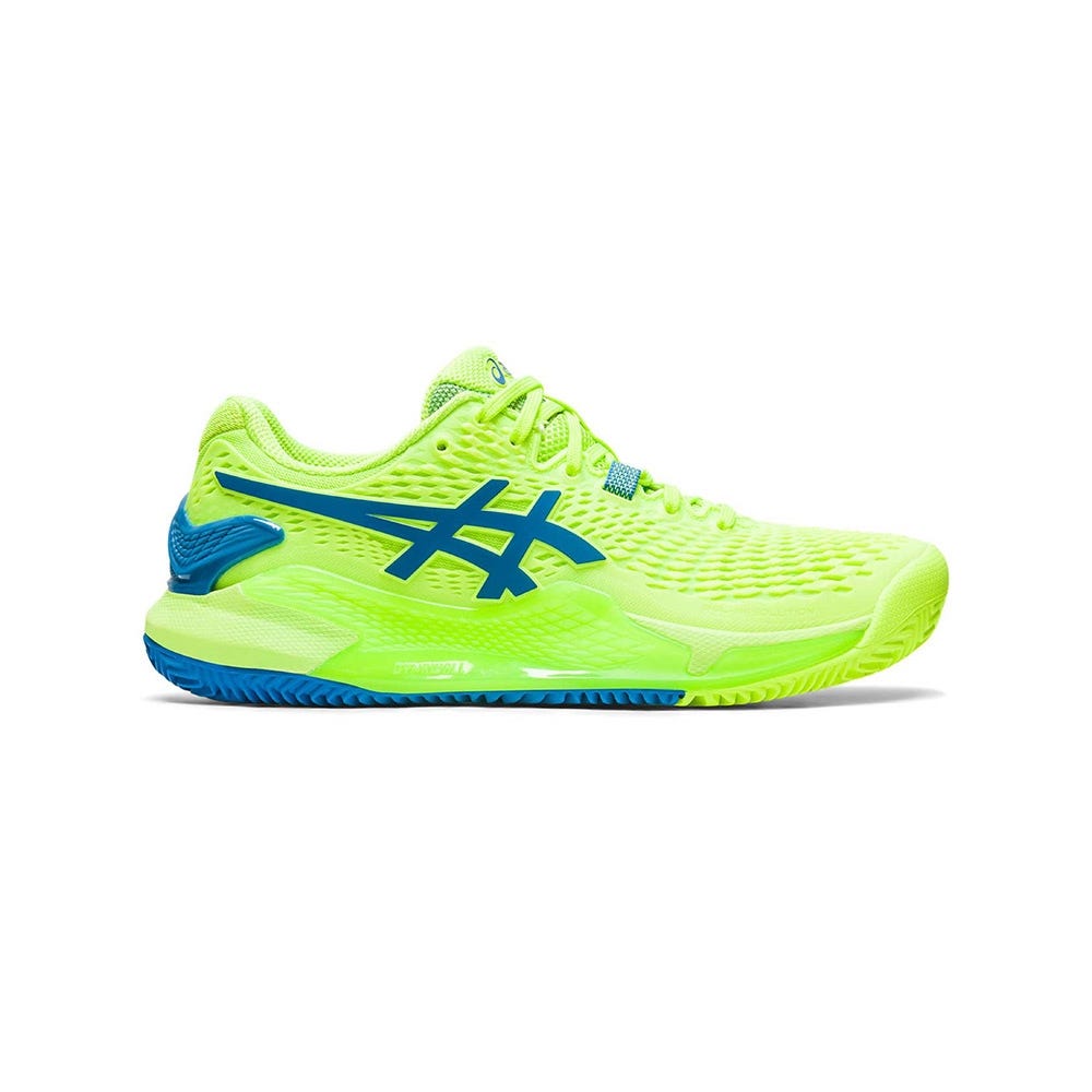 Chaussures Femme Asics Gel-resolution 9 Clay 1042a224-300 Vertes