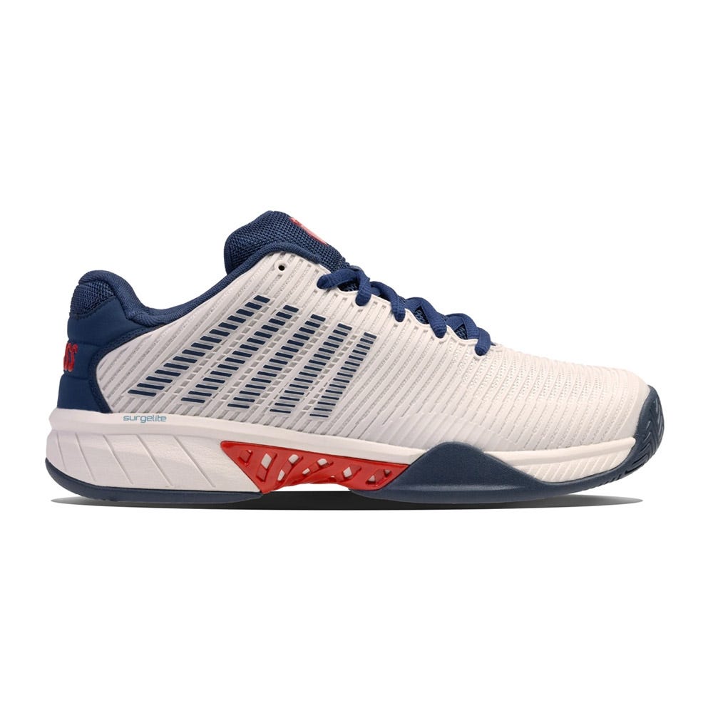 Chaussures de padel Kswiss Hypercourt Express 2 Blanc Bleu Marine