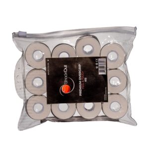 Sac Shockout X12 Overgrips Premium Blanc Lisse