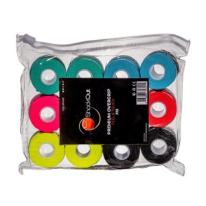 Sac Shockout X12 Overgrips Premium Multicoloree Lisse