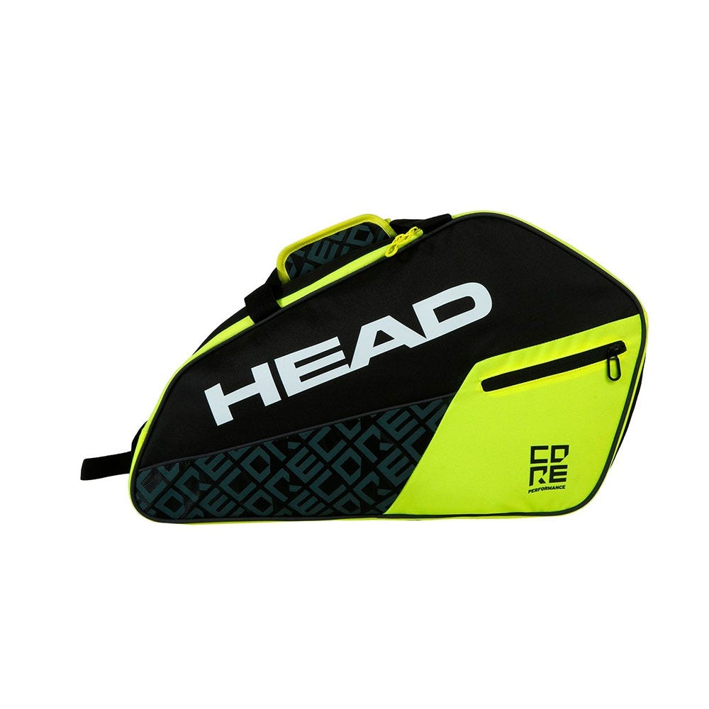 Sac de padel Head Core padel Combi Noir et Jaune