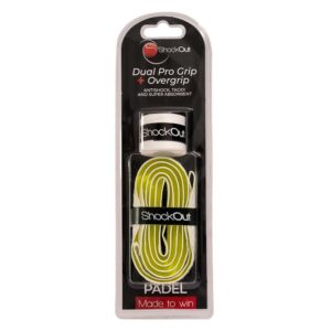Grip et Overgrip Shockout Dual Pro Blanc et Jaune