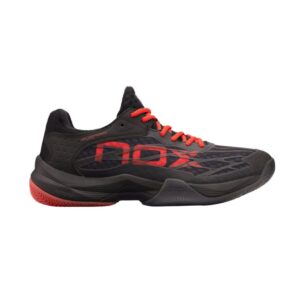 Chaussures de padel Nox At10 Lux Calatluxnero Noir et Rouge