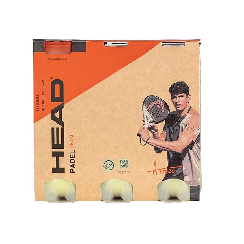 3 Pots de Boules de padel À 3 Têtes