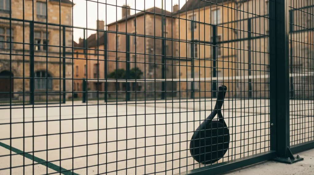 Vieille ville Bar-le-Duc Renaissance avec court padel charcoal